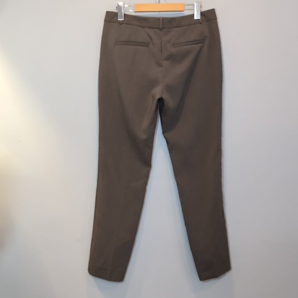 Banana Republic Ryan Pants Slim Straight Leg Trousers Mid Rise Crocodile Size 4 - Picture 9 of 14